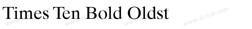 Times Ten Bold Oldst字体转换